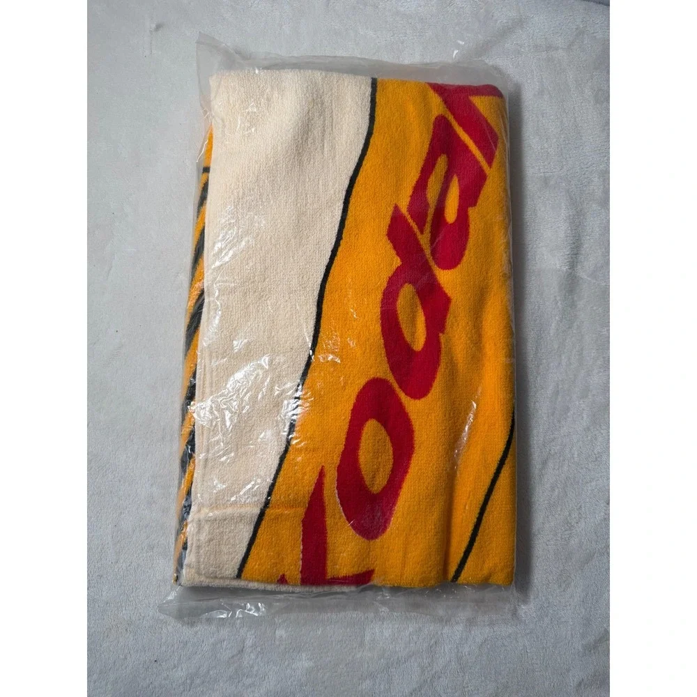 Kodak Film Beach Towel Vintage Yellow Red Black Logo Graphic Retro Photography 3